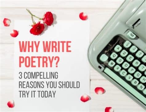 Why Write Poetry: An Insight into the Creative Process